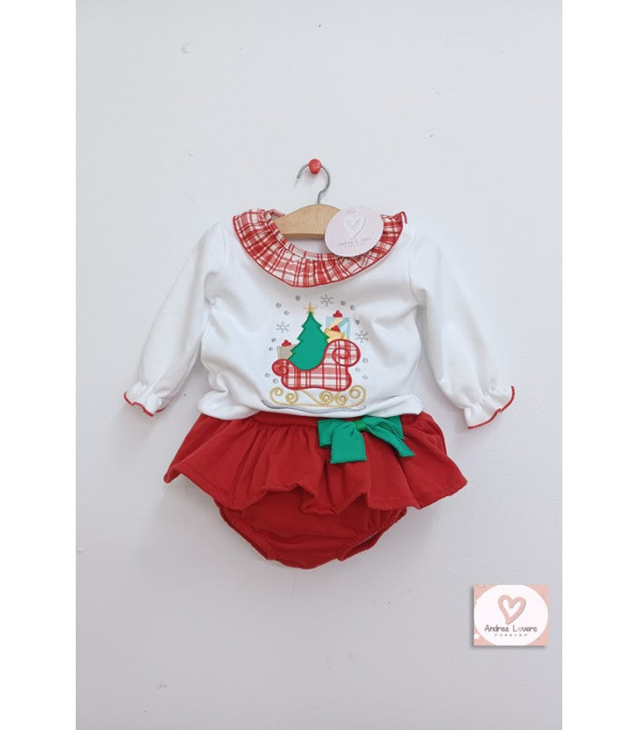 CONJUNTO BBA TRINEO REGALO FALDA
