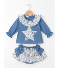 CONJUNTO BBO ESTRELLA NAVIDAD FALDA